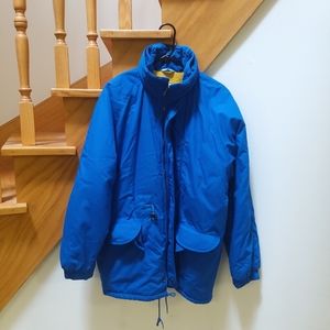 💙 3/$25 Korean blue jacket with hidden hood